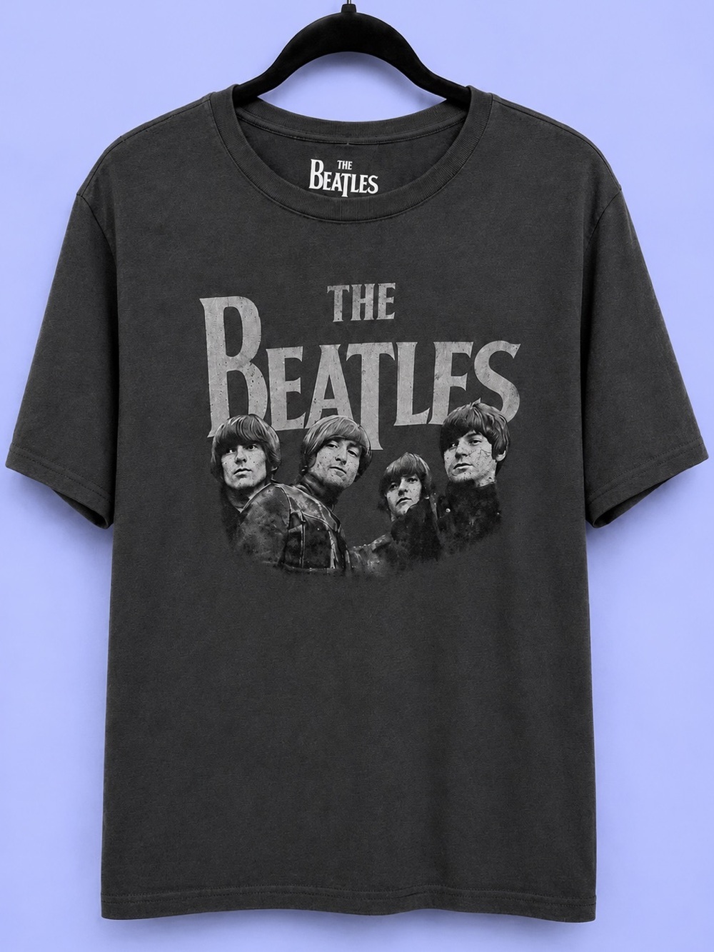The Beatles ‘65 American Tour Vintage Inspired, Charcoal Black NWT, Size Large 💫